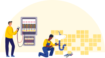 Illustration type de métier  : Équipements techniques