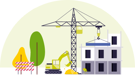 Illustration type de métier : Structure et gros œuvre